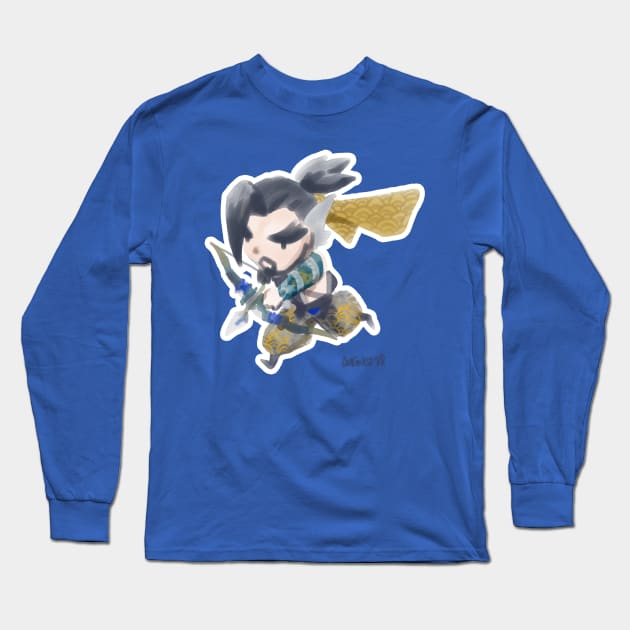 Chibi Hanzo Long Sleeve T-Shirt by August